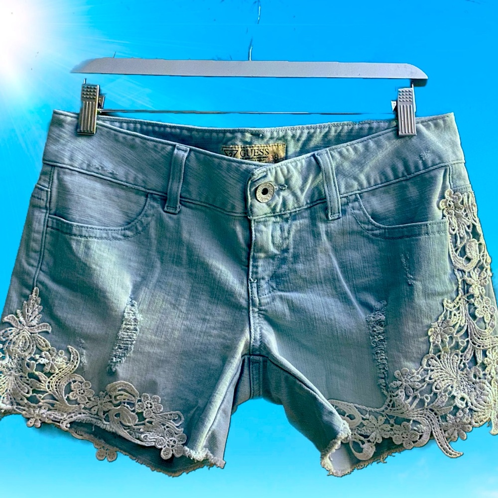 Guess Los Angeles Jean Shorts Size 28